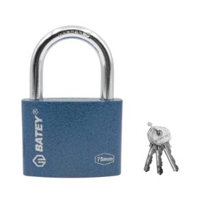 Λουκέτο Ατσάλινο 75mm Πέταλο XS-70L Μπλε