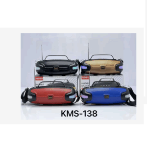 Φορητό Ασύρματο Ηχείο με Ραδιόφωνο Fm-ασύρματο Led KIMISO KMS138