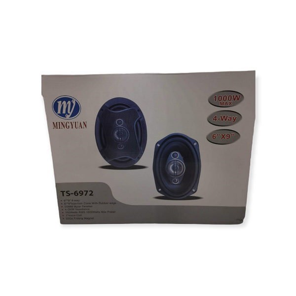 Ηχεία Αυτοκινήτου 1000W (4 Δρόμων) Οβάλ με Διάμετρο 6×9cm TS-6972