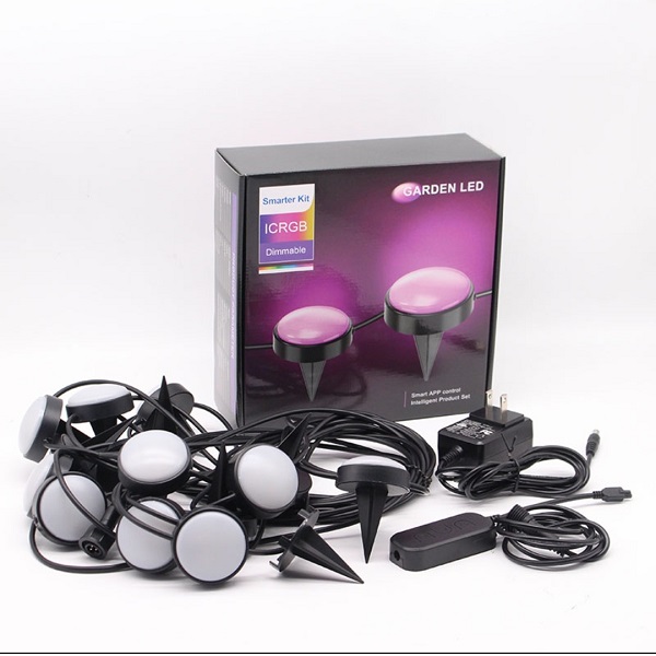 Κιτ Καρφωτά Φωτιστικά Κήπου 15 LED - Bluetooth 5050 RGB 900lm IP67 FRGB IC -29473