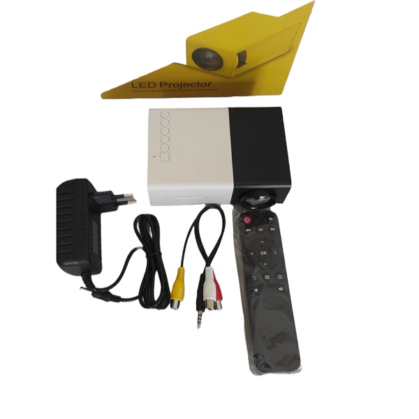 1661946486378.png Projector Mini Τεχνολογίας Προβολής LCD Λάμπας LED με Φυσική Ανάλυση 320 x 240 και Φωτεινότητα 600 Ansi Lumens YG-300
