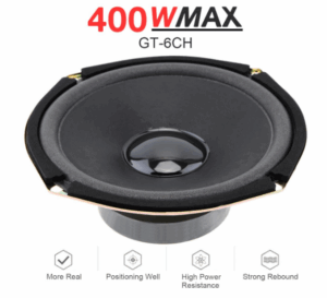 Ηχείο Αυτοκινήτου - Εσωτερικός Στερεοφωνικός Ήχος - 6 Ιντσών 400W GT-6CH