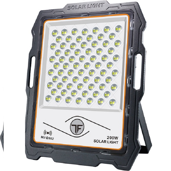 Ηλιακός Προβολέας Στεγανός IP67 Ισχύος 200W με Ψυχρό Λευκό Φως MJ-D902