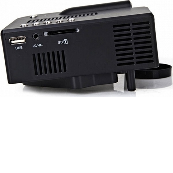 Mini Projector Λάμπας LED Μαύρος UC28+