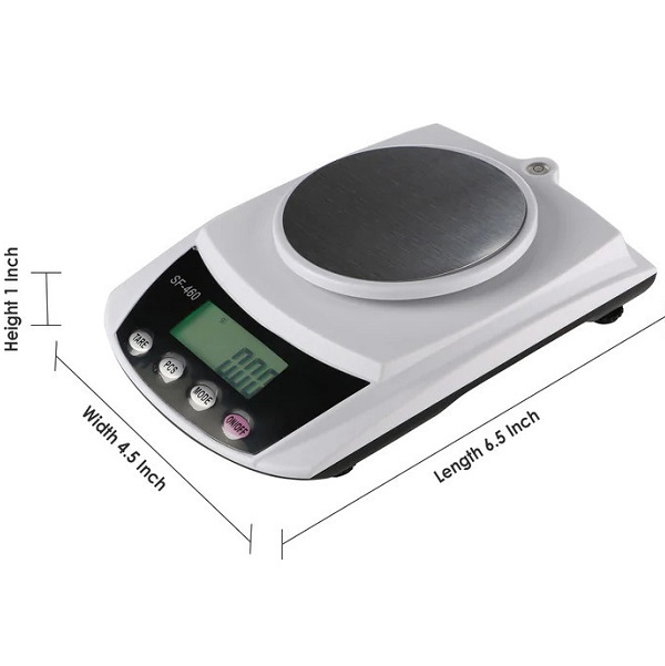 Ψηφιακή Ζυγαριά Ακριβείας Επαγγελματική με Ικανότητα Ζύγισης 0.5kg και Υποδιαίρεση 0.01gr SF-460