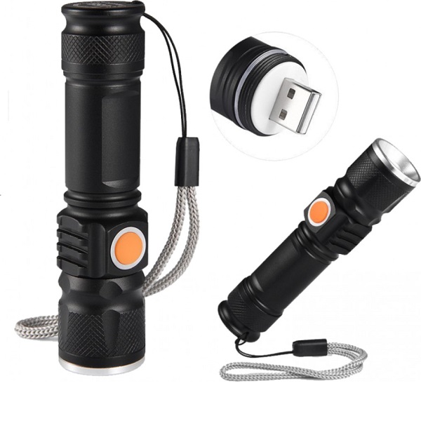 20190613145649_124161d9.jpg Φακός LED Επαναφορτιζόμενος με Μέγιστη Φωτεινότητα 500lm BL-515