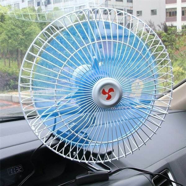 Φορητός Ανεμιστήρας Αυτοκινήτου 22cm 12v (3586)