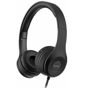 Ακουστικά Stereo Hoco W21 Graceful Charm 3.5mm με Μικρόφωνο Μαύρα
