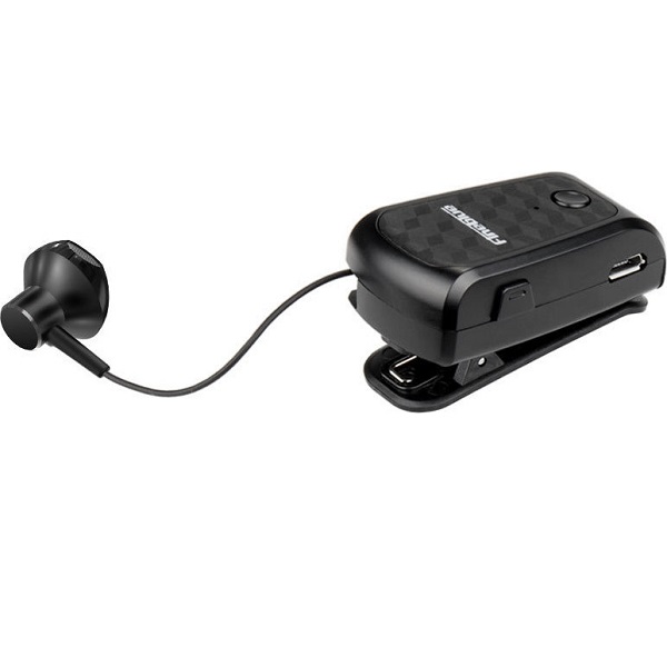 Bluetooth Handsfree Earbud Ακουστικό Πέτου Μαύρο Fineblue FQ-10 PRO