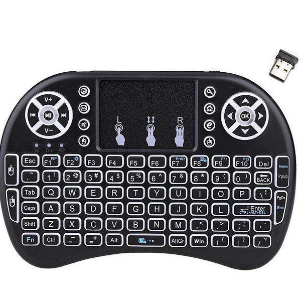 20200131100624_i8_backlit.jpg MINI Ασύρματο Πληκτρολόγιο με Touchpad Αγγλικό