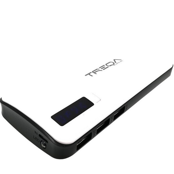 Treqa TR-901 Power Bank 12800mAh με 3 Θύρες USB-A Λευκό