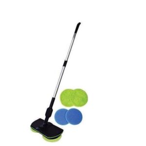 Παρκετέζα Σφουγγαρίστρα Επαναφορτιζόμενη με Διπλή Περιστρεφόμενη Κεφαλή και Μικροΐνες - Double Super Cleaner- 53668