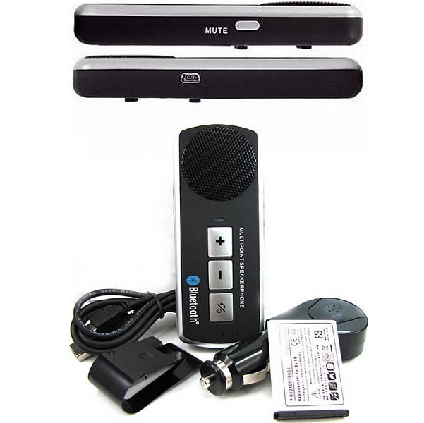Bluetooth Αυτοκινήτου για το Αλεξήλιο (με USB θύρα Φόρτισης) 3205