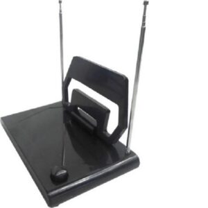 SG-261 Εσωτερική Κεραία Τηλεόρασης (δεν απαιτεί τροφοδοσία) σε Μαύρο Χρώμα Σύνδεση με Ομοαξονικό  Καλώδιο