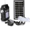 Ηλιακό Σύστημα Φωτισμού Με Φακό, Λαμπτήρες, Ραδιόφωνο, Mp3 GD-8060