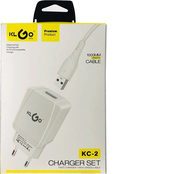 Φορτιστής με Θύρα USB-A και Καλώδιο Lightning Λευκός