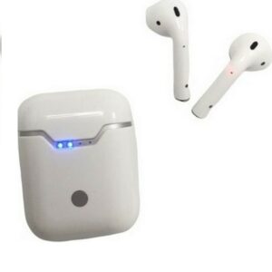 Bluetooth Handsfree Ακουστικά με Θήκη Φόρτισης Λευκά Q9L Earbud