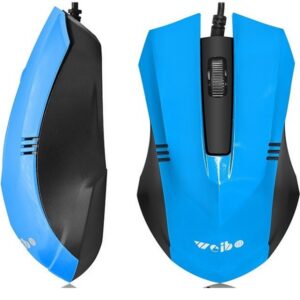 Ποντίκι Ενσύρματο Μπλε Weibo FC-201