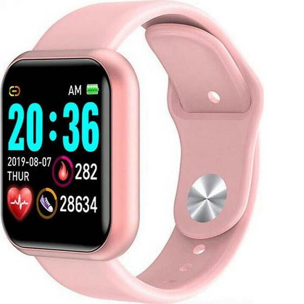 Smartwatch με Παλμογράφο (Ροζ)