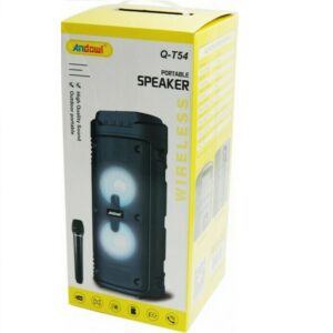 20210309105811_andowl_q_t54.jpg Andowl Σύστημα Karaoke με Ενσύρματα Μικρόφωνα σε Μαύρο Χρώμα