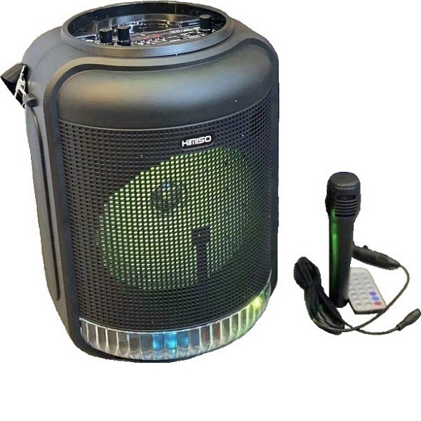 Σύστημα Karaoke με Ενσύρματο Μικρόφωνο Kimiso σε Μαύρο Χρώμα QS-4001