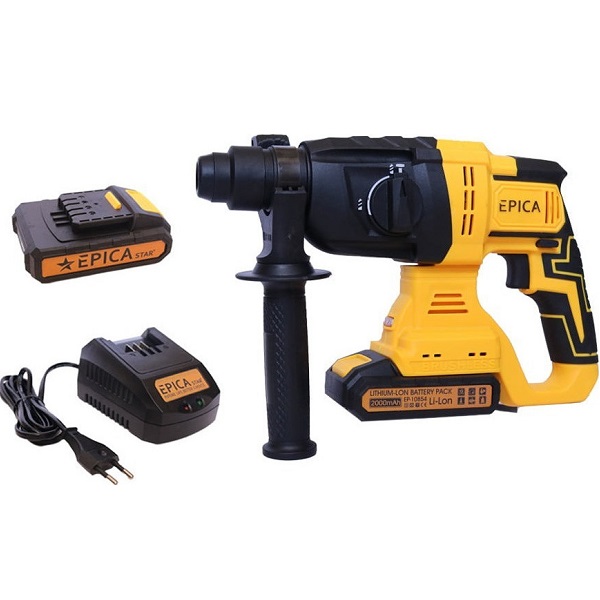 Κρουστικό Σκαπτικό Μπαταρίας 21V Solo με SDS Plus Epica Star EP-10845