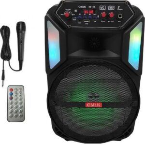 Σύστημα Karaoke με Ενσύρματα Μικρόφωνα σε Μαύρο Χρώμα CMIK MK-88