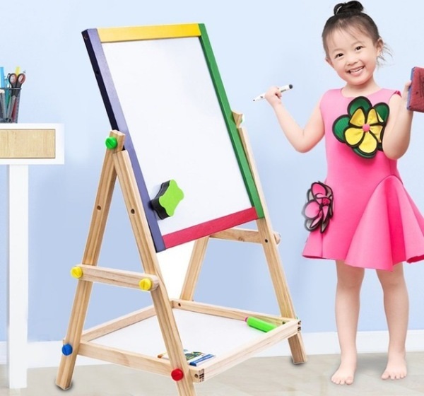 Πίνακας Μαρκαδόρου Μαυροπίνακας Επιδαπέδιος 38,5x34x66εκ.