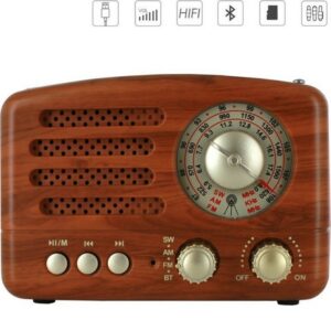 Ραδιόφωνο Retro Επαναφορτιζόμενο Επιτραπέζιο MK-615BT
