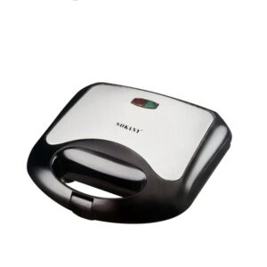 Τοστιέρα για 2 Τοστ 750W Inox Sokany KJ-105