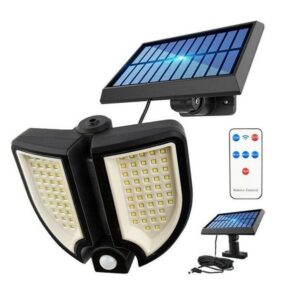 Ηλιακός Προβολέας με Αισθητήρα Κίνησης και Τηλεχειριστήριο Solar 18w YT-90