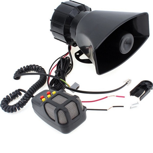 Κόρνα αυτοκινήτου 50W/300dB με 7 ήχους και μικρόφωνο 2701