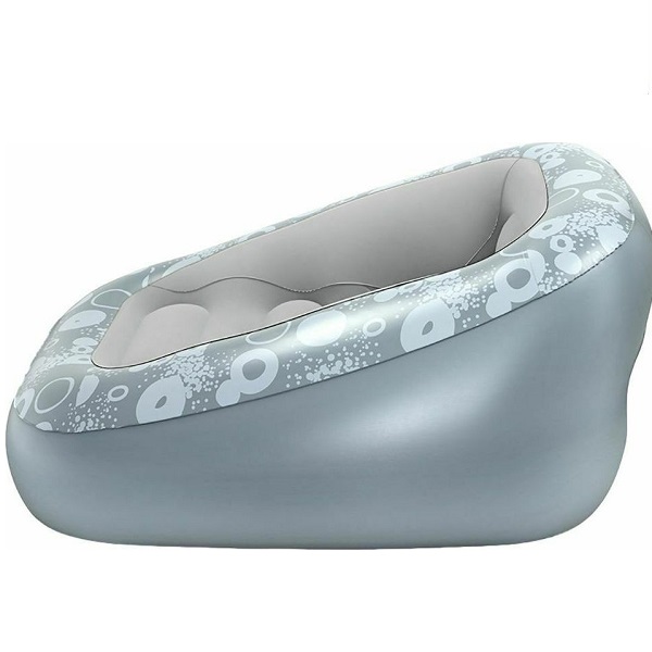 Bestway Comfi Cube Deluxe Lounger Φουσκωτή Πολυθρόνα σε Γκρι Χρώμα