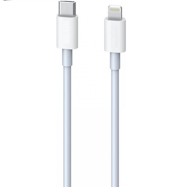 USB 2.0 Cable USB-C male - Lightning Λευκό 1.2m Andowl Q-SJ2