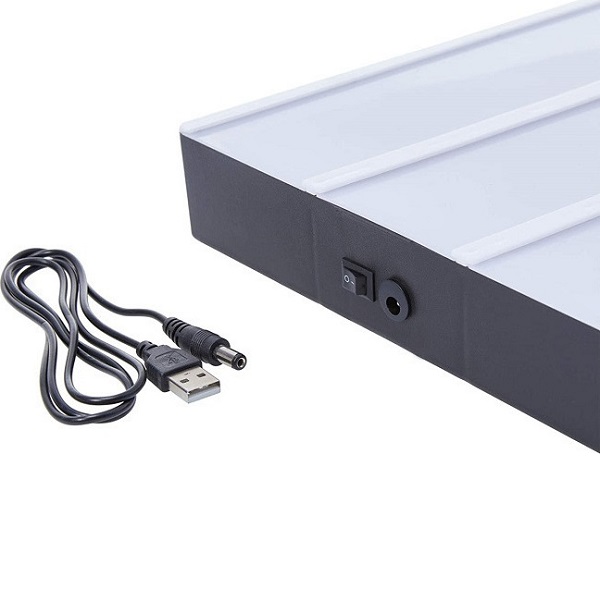 Πίνακας LED Φωτιζόμενος (30 x 22 x 4.5) cm με 96 Γράμματα και Σύμβολα Led Lights 96 Slides CHOOSE HAPPY