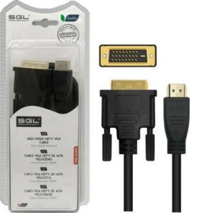 SGL HDMI 1.3 Cable HDMI male - VGA male 1.5m Μαύρο