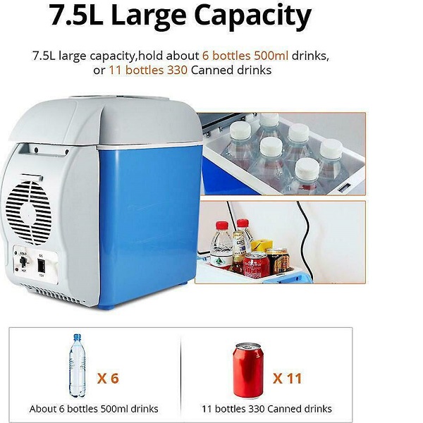 203002 Ηλεκτρικό Φορητό Ψυγείο 12V 7.5lt