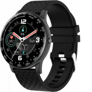 20210810092758_sw_27_mayro.jpg Smartwatch με Παλμογράφο (Μαύρο)