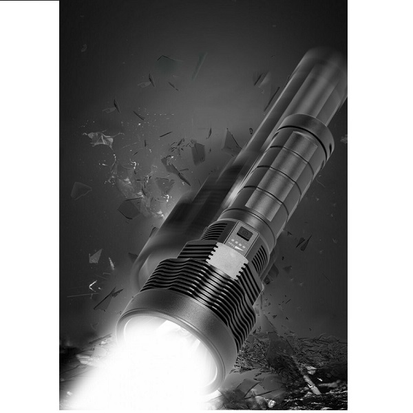 Φακός Αδιάβροχος Επαναφορτιζόμενος ΕΞΤΡΑ ΔΥΝΑΤΟΣ  2000Lm W5101