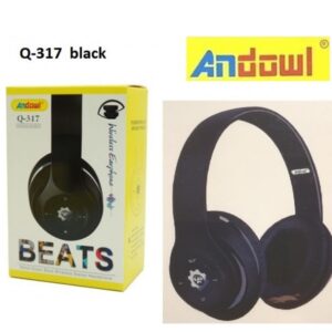 Ασύρματα Bluetooth Over Ear Ακουστικά με 6 ώρες Λειτουργίας Μαύρα Andowl Q-317