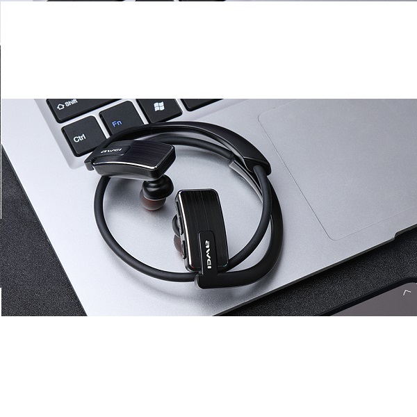 Awei A883BL In-ear Bluetooth Handsfree Ακουστικά με Αντοχή στον Ιδρώτα Μαύρα