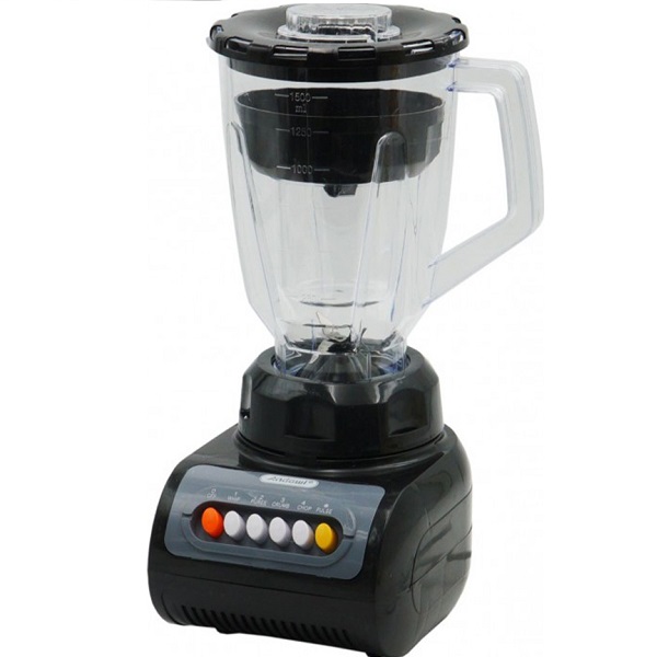 Andowl Μπλέντερ με Γυάλινη Κανάτα 1.5lt 600W Μαύρο
