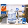 Βραστήρας Λευκός Γυάλινος 1.7lt 2200W Hoomei HM-5550