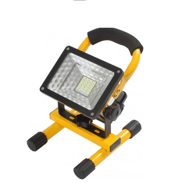 Προβολέας Φορητός Επαναφορτιζόμενος led Αδιάβροχος 30watt W804