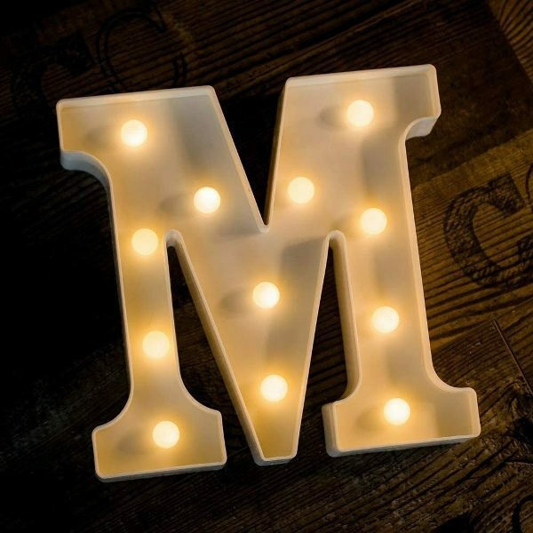 Φωτιστικό LED Διακοσμητικό Γράμμα & Νούμερα σε Λευκό