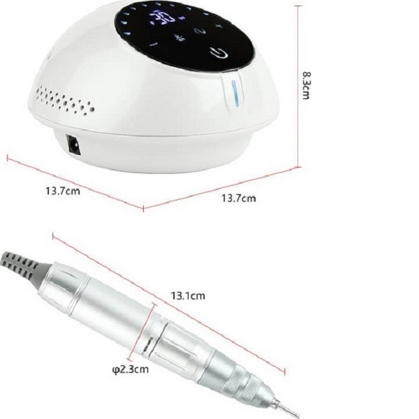 Τροχός Νυχιών Ρεύματος 30000rpm σε Λευκό Χρώμα 35W JMD207