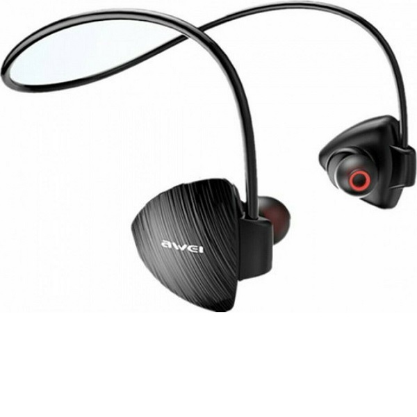 Awei A847BL In-ear Bluetooth Handsfree Ακουστικά με Αντοχή στον Ιδρώτα Μαύρα