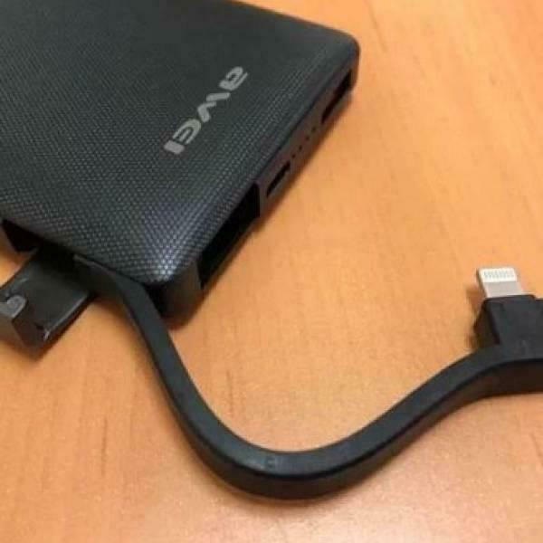 Power Bank 10000mAh με 2 Θύρες USB-A Μαύρο