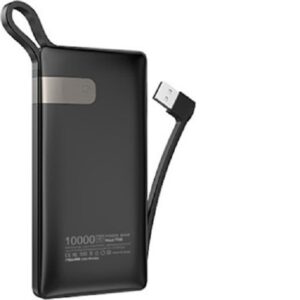 Power Bank 10000mAh με 2 Θύρες USB-A Μαύρο