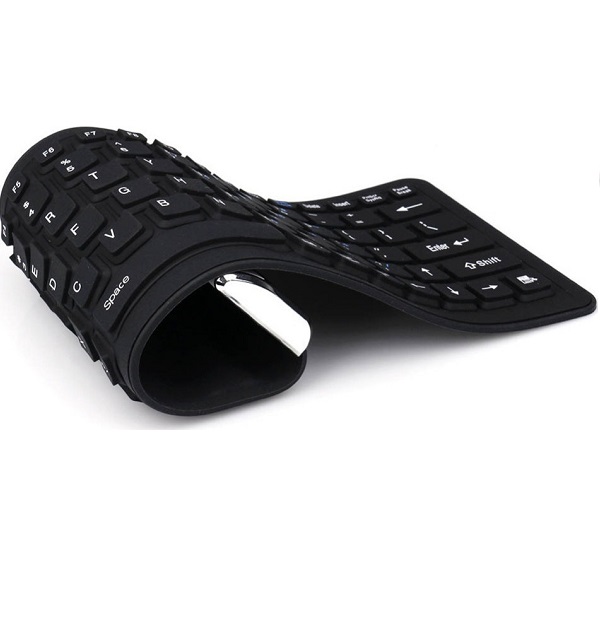 Πληκτρολόγιο Σιλικόνης Μαύρο